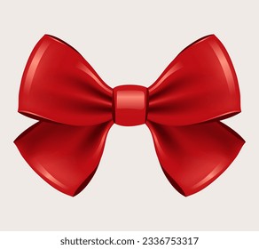 Red Bow Vector Art & Graphics