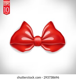 red bow and ribbon
