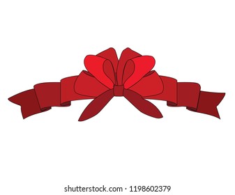 Red Bow Tie Vectors for High-Quality Christmas Artworks