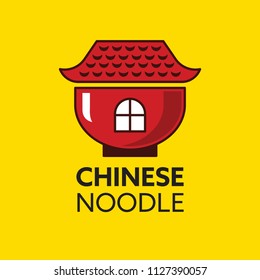 The red bowl Noodles logo templates, suitable for any business related to ramen, noodles,
 fast food restaurants, Korean food, Chinese food or any other business