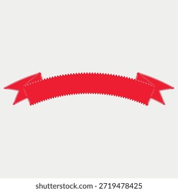 Conjunto de arcos rojos realista, aislado sobre fondo blanco
