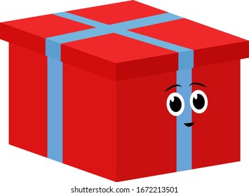 Arco rojo, ilustración, vector sobre fondo blanco.