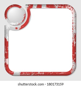 red box for inserting text with pattern