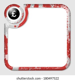 red box for inserting text with pattern and pound sign