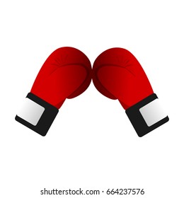 Red boxing gloves
