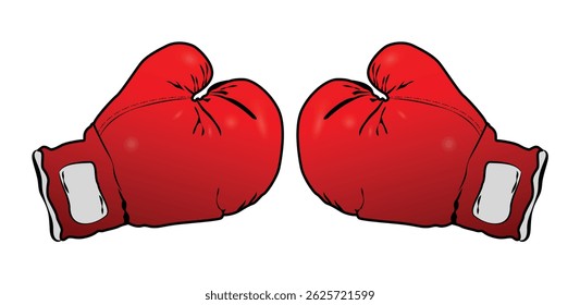 Red Boxing Gloves. Boxing Gloves. Red Gloves. Boxing Gear