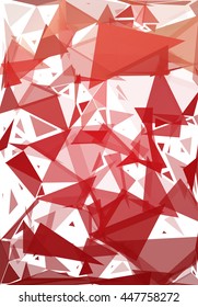 Red Break Mosaic Background, Creative Design Templates