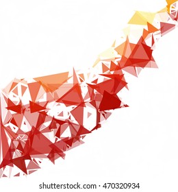 Red Break Mosaic Background, Creative Design Templates