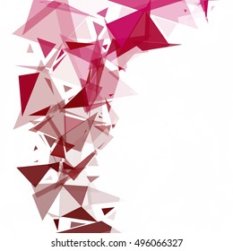 Red Break Mosaic Background, Creative Design Templates