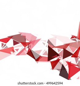 Red Break Mosaic Background, Creative Design Templates