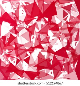 Red Break Mosaic Background, Creative Design Templates