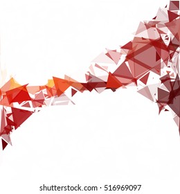 Red Break Mosaic Background, Creative Design Templates