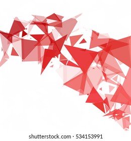 Red Break Mosaic Background, Creative Design Templates