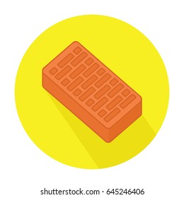 Red Brick Isolated Vector