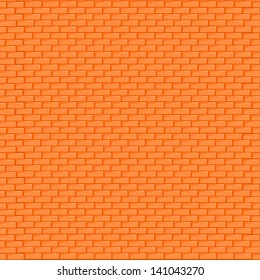 Red brick seamless wall background