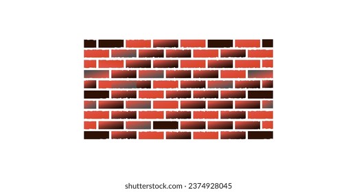 red brick texture, as a housing construction template material