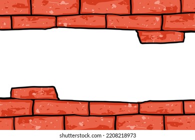 pared de ladrillo rojo para fondo