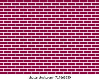 Red brick wall background