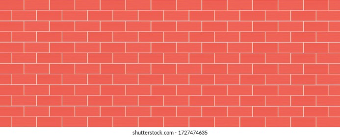 Red brick wall background textures vector illustration graphic design pattern seamless 