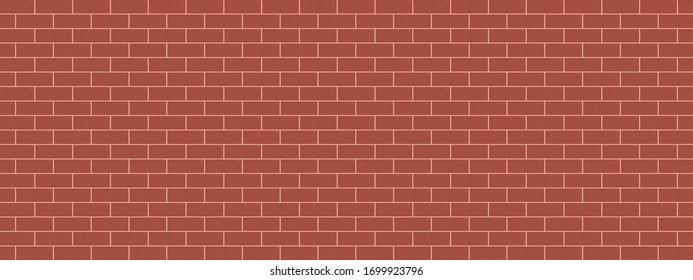 Red brick wall background vector illustration pattern seamless graphic design