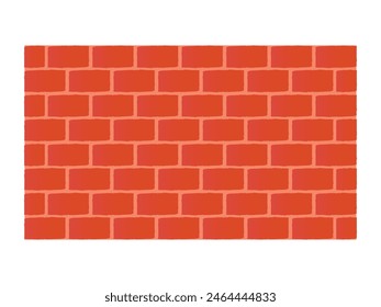 red brick wall background  vector