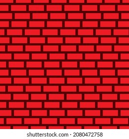 red brick wall as bright background 