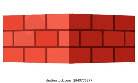 Red Brick Wall Corner