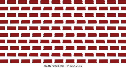 Ilustración de pared de ladrillo rojo, fondo de patrón de ladrillo rojo rojo