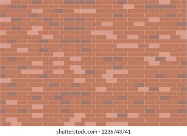 red brick wall may used as background