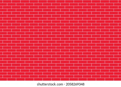 red brick wall pattern wallpaper background vector