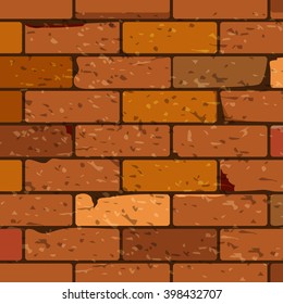 Red brick wall seamless 