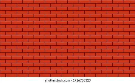 red brick wall seamless background