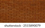Red brick wall texture background, brick wall texture for interior or exterior design backdrop.