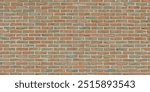Red brick wall texture background, brick wall texture for interior or exterior design backdrop.