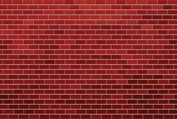 Red Brick Wall Texture For Background Website Or Brickwork For Design.