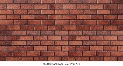 Red brick wall texture background, brick wall texture for interior or exterior design backdrop.