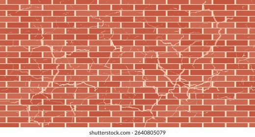 Red brick wall texture background, brick wall texture for interior or exterior design backdrop.