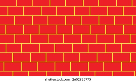  Red Brick Wall Texture with Seamless Pattern