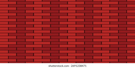 Rote Ziegelwand, nahtloses Muster.