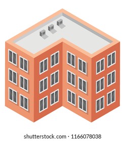 
REd bricked school building
