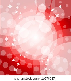 Red bright background with highlights. Vector illustration. Eps 10