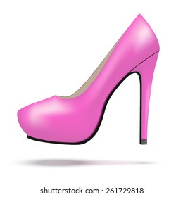 bright pink heels
