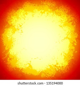 Red bright vector grunge colorful explode