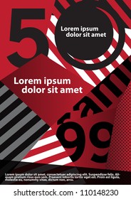 Red Brochure design