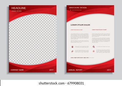 Red Brochure Design Template