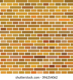 Red brown brick wall seamless background