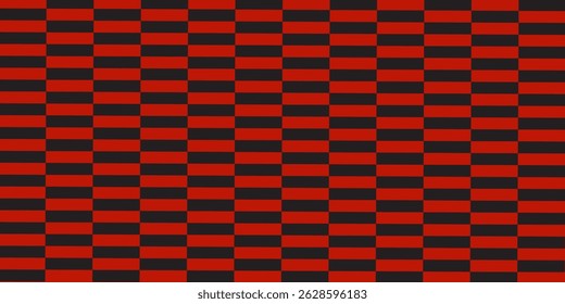 Red and brown checkerboard background. vector