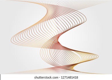 Red and brown propeller background on gray background.