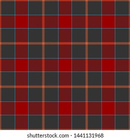 Red and Brown Tartan Plaid Scottish Seamless Pattern. Texture from tartan, plaid, tablecloths, shirts, clothes, dresses, bedding, blankets and other textile.