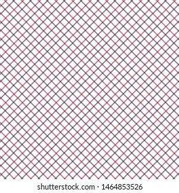 Red and Brown Tattersall Check Pattern. Men's Shirt Fashion Textile Fabric. Repeating Tile Plaid Pattern.